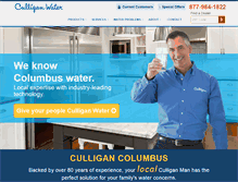 Tablet Screenshot of culligancolumbus.com